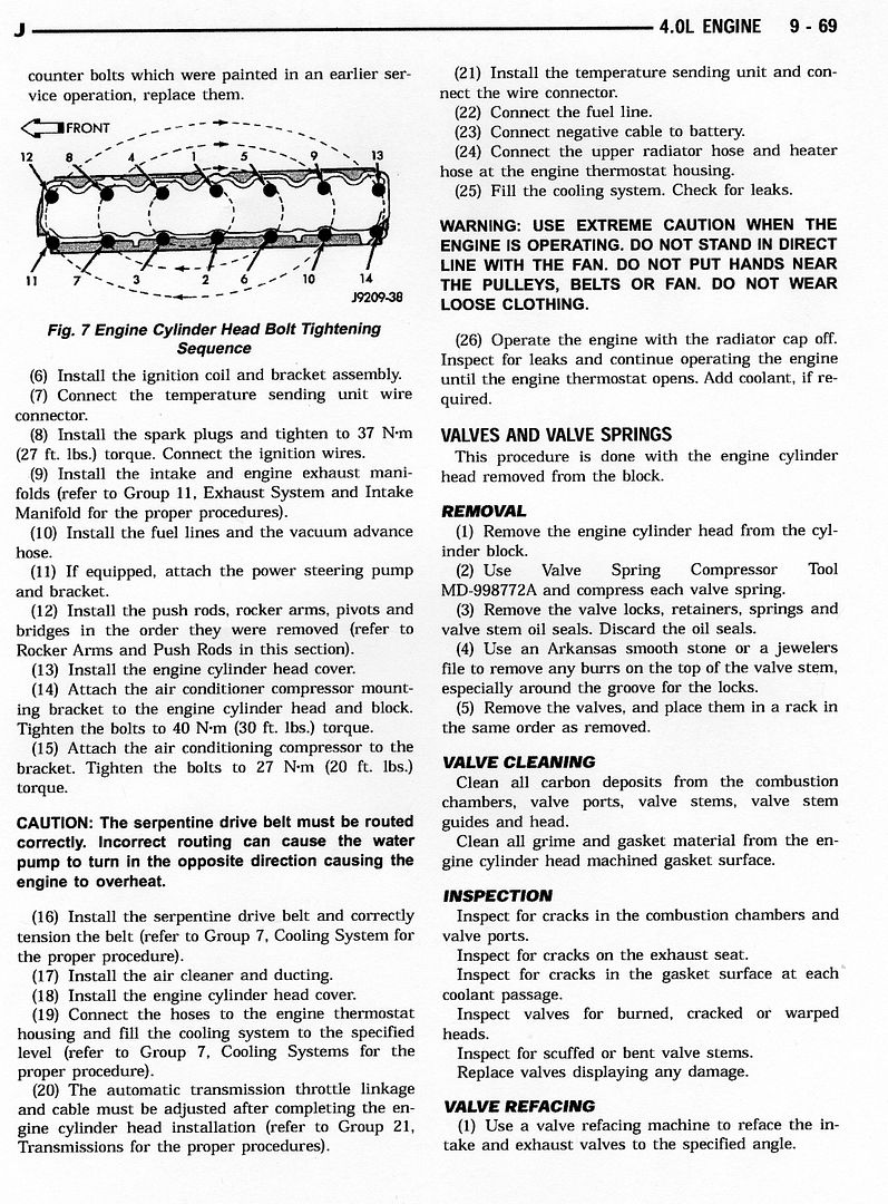 Replacing head bolts? Jeep Enthusiast Forums